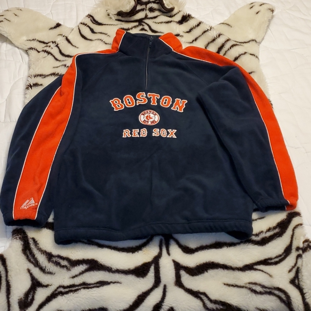 Boston Red Sox 1/4 zip fleece Majestic